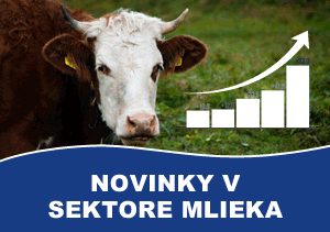 Novinky v sektore mlieka